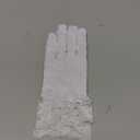 SATINIOR Lace Princess Gloves for Girls Tea Party Dress Up Gloves Halloween Costume Party Princess Cosplay(White)
