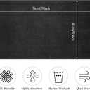 Shimeyao 24 Pack Bleach Proof Towels Microfiber Absorbent Resistant Hair Hand Towels Bulk Quick Dry for Barber Gym Bath Spa Shaving (Black,16 x 29 Inch)