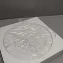 12 Inch Large Ceramic Saucer - Ceramic Drainage Tray for Plant Pot (Matte White)