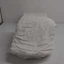 Cozyide White Duvet Cover Queen Size, 3 Pieces Bedding Duvet Covers, Soft Breathable Seersucker Duvet Cover Set with Zipper Closure and Corner Ties (1 Duvet Cover 90"x90" + 2 Pillow Shams 20"x26")