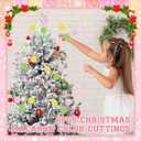 3 x 6 Pcs Pastel Christmas Tree Ball Picks 14.9 Inch Macaron Color Balls Ornaments for Christmas Tree Topper Xmas New Year Winter Holiday Wedding Home Decorations