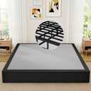 Full Box Spring, 10 Inch High Profile Metal Mattress Foundation, 3000 lbs