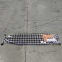 Ironing Board 13" X 43" W/Extra Thick Heavy Duty Padded Cover, Height Adjustable,Heat & Scorch Resistant Fabric, Anti-Skid Feet, Extra Wide, Easy to Fold Checkered Gray