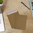 Xxcxpark 20 Pack brown Kraft Rigid Mailers, 7.5x9.5 inches Self Seal Photo Document Mailers Premium Cardboard Keep Flat Envelopes for Photos, Pictures, Papers CD
