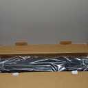 Comfort Zone 1500W Convection Baseboard Heater with Built-In Thermostat, Overheat & Tip-Over Protection, Dent-Proof Ends, Plug-In Portable, Ideal for Home, Bedroom & Office, Black