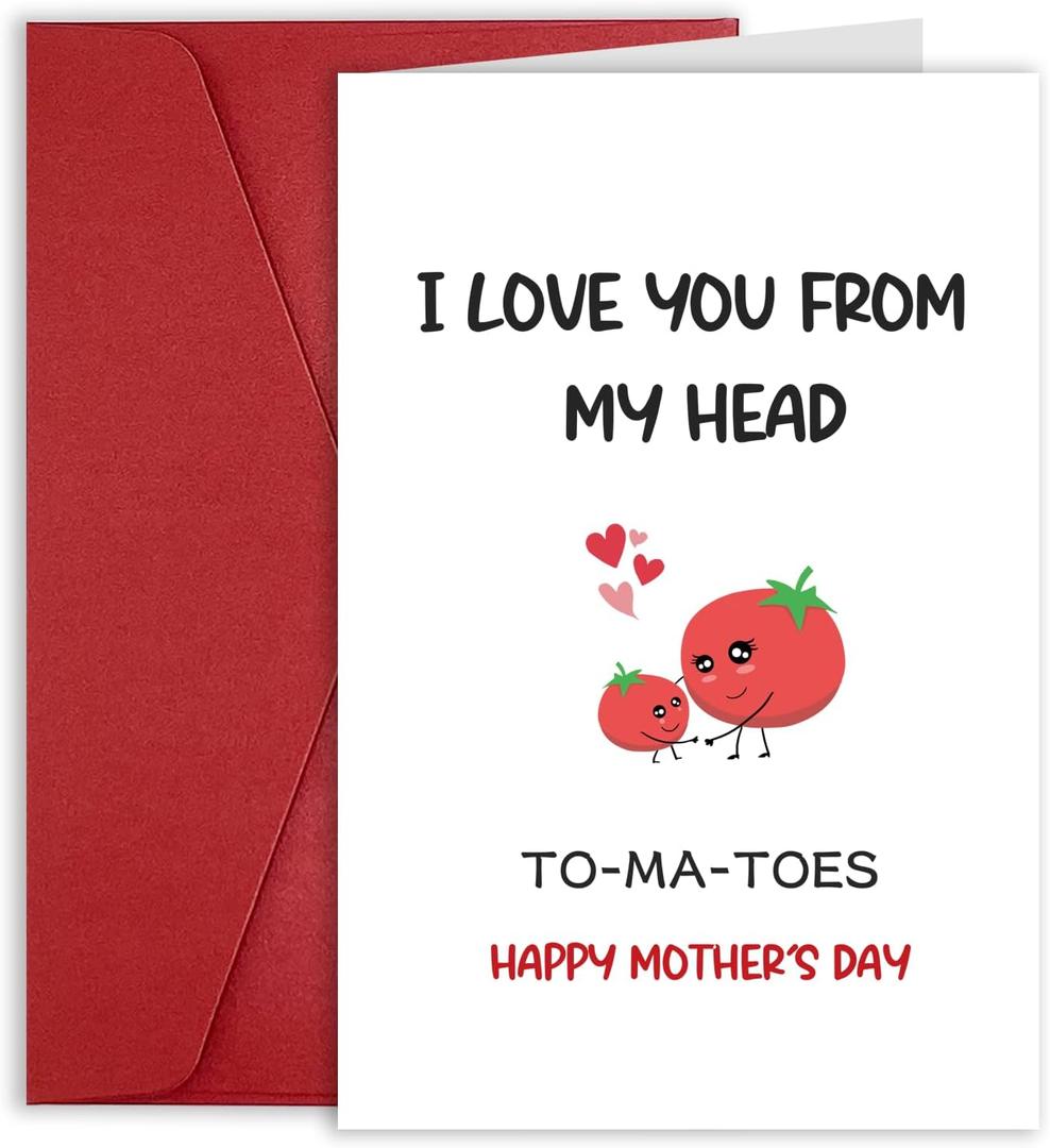 Funny Mother's Day Cards for Mom Grandma, Cute Mom Gift For Mothers Day, Mom Gift on Mothers Day from Son Daughter, Mothers Day Card Gift For Women Her