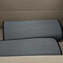 Buganda Memory Foam Bath Mat, 70" x 34", Ultra Soft and Non-Slip Bathroom Rugs, Water Absorbent and Machine Washable Bath Rug Runner for Bathroom, Shower, and Tub, Black