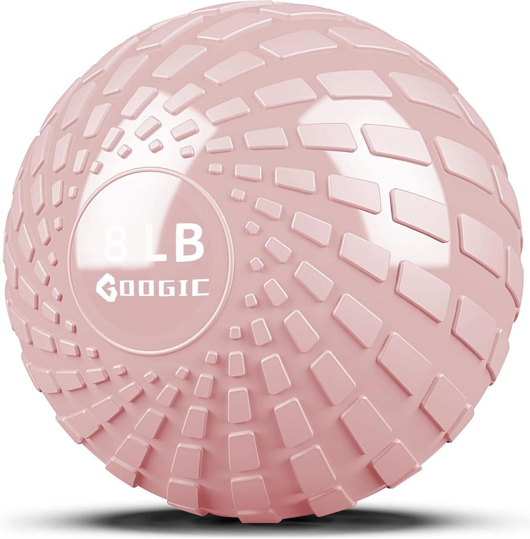 Slam Ball 8 lbs Medicine Ball Weighted Balls for Exercise and Workout, Strength, Cardio, Cross-Training and Core Workouts