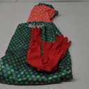 Martha May Whovier Costume Women Christmas Dress Polka Dot Fancy Dress with Gloves Halloween Outfit (Small, Green)