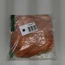 ANOGOL Hair Cap+32 in/ 80 cm Long Straight Orange Wig with Bangs Synthetic Hair Peluca Naranja Cosplay Wigs for Anime Cosplay Wig Long Ginger Wigs with Bangs for Halloween Women Ginger Costume Wigs