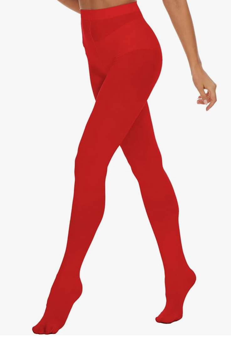 Citystl Opaque Black Tights for Women, 80D Solid Color Soft Tights, Control Top Microfiber Pantyhose for women(S/M)