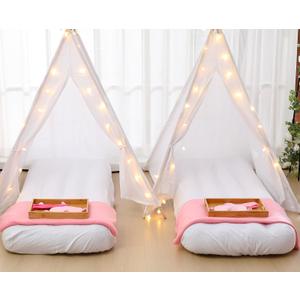 Windyun 2 Sets Kids Air Mattress Bulk with Fitted Sheet,Toddler Inflatable Bed 63 x 27 x 8 Inches Blow up Airbed Camping Sleeping Pad for Aged 3-10 Years Old Birthdays Slumber Sleepover Party (Pink)