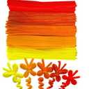 Yellow Pipe Cleaners Craft Pipe Cleaners Bulk Pipecleaners Crafts Supplies，500Pcs Yellow