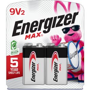 Energizer MAX 9V Batteries (24 Pack), 9 Volt Alkaline Batteries