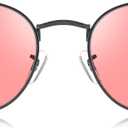 Fluorescent-41 Pink Tinted Blue Light Blocking Glasses for Migraine, Light Sensitivity, Photophobia JF5002