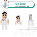 128GB USB 3.0 Flash Drive Plastic Doctor High Transfer Speed Pendrive White