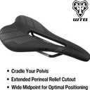 WTB Gravelier Bike Seat (Saddle) - Fusion Form Base - Mountain, Gravel, Road & Bikepacking (4 Rail Options)