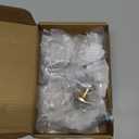 Asidrama 10 Pack Champagne Bronze Kitchen Cabinet Knobs Dresser Knob Drawer Knobs Cabinet Hardware Zinc Knob for Dresser Drawers