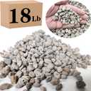 Voulosimi Garden Pumice Rock Horticultural Cactus Bonsai Succulent Soil Additive for Plants, Landscaping, Vase Fillers (3/8 inch, 18 LB)