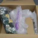 6 Pcs Christmas Advent Wreath Candle Holder Set Nativity Advent Candlestick with 1 Pillar 4 Taper Candle Holy Family Statue Candlestick for Christmas Church Table Centerpiece Decor