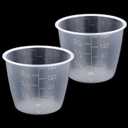 2PCS Rice Measuring Cup for Rice Cooker 160 ml Plastic Transparent Rices Cooker Cup Small Laundry Measuring Rices Cups Replacement for Measuringe Dry Liquid Ingredient Measuringe Cups
