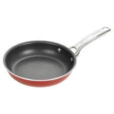 HITECLIFE FRYING PAN 11 INCH, OVEN AND DISHWASHER SAFE, RED