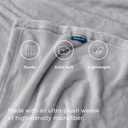 Bedsure GentleSoft Fleece Blankets King Size Light Grey - Bed Blanket Soft Lightweight Plush Cozy Fuzzy Luxury Microfiber, 108x90 inches