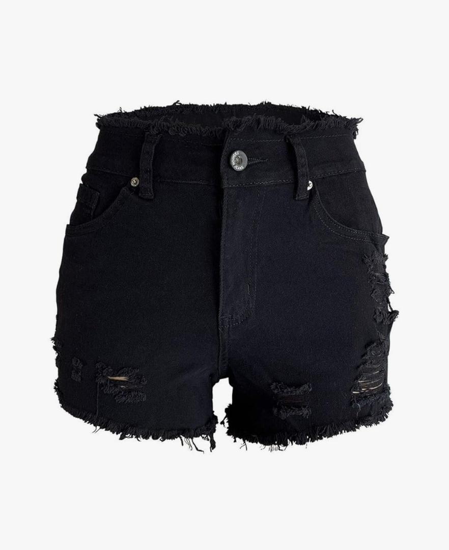 Jeans Womens Ripped Denim Shorts Mid Waist Sexy Short Cutoff Distressed S Jeans Womens Ripped Denim Shorts Mid Waist Sexy Short Cutoff Distressed S