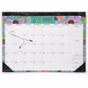 Comix 2025-2026 Floral Desk Calendar - 18 Month Desk Calendar (July 2025–Dec 2026) | 17"x12" Thick Paper with Classic Design for Office & Home Pack of 4