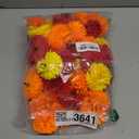 40Pcs 2.75'' Marigold Flowers Heads Bulk, Silk Marigold Artificial Flowers for Diwali Home Decor DIY Wreath Garland Craft Baby Shower Wedding Mexican Party Decoration Halloween New Year DecorMix-1