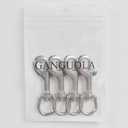 Heavy-Duty Swivel Eye Bolt Snap Hooks 3.3 Inch, 316 Stainless Steel, Bolt Snaps of Metal, Single Ended Clips(4 Pcs)
