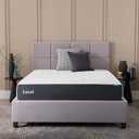 Lucid 10 Inch Memory Foam Mattress - Firm Feel - Infused with Refreshing Bamboo Charcoal and Cooling Gel - Bed in a Box - Temperature Regulating - Pressure Relief - Breathable - Queen Size