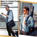 2 x Universal Shoulder Strap - 57 inch Adjustable Bag Strap Replacement Non-Slip Crossbody Purse Strap with Metal Swivel Hooks for Laptop Shoulder Bag Messenger Bag Crossbody Bag Navy Blue
