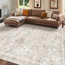 Sasttie 8x10 Area Rugs, Ultra-Soft Washable Rug for Living Room, Beige
