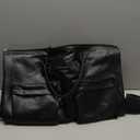 Leather Garment Bag for Travel, Modoker Carry On Suit Carrier Travel Bag with Shoulder Strap/Multiple Pockets - Ideal for Business Trips & Weekend Getaways - The Garment Duffel Bag for Traveling Men