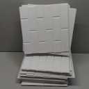 Soundsbay Acoustic Panels Self Adhesive, 12 Pack High Density Sound Proof Foam Panels for Walls, 12" X 12" X 0.4" Soundproof Wall Panels, Brick Acoustic Wall Panels for Home, Ceiling White