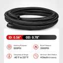 EVIL ENERGY 10AN Oil Catch Can, Breather Tank with AN10 Fuel Line Kit Nylon Braided CPE 10FT