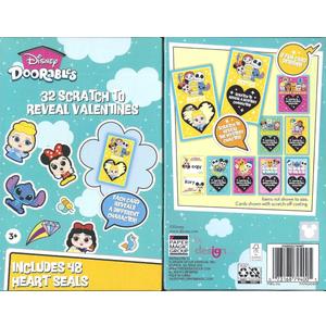 Disney DOORABLES SCRATCH OFF Valentines 2 Pack