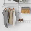 Rubbermaid Configurations 26" Shelving Kit, Set of 2 Shelves (Uprights not included), White, Expandable, Organization for Home/Laundry/Bathroom/Mudroom/Pantry/Linen Closet/Garage
