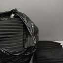 Focusound 24 Pack Acoustic Foam Panels 1" x 12" x 12" Sound Proof Foam Panles Soundproofing Noise Cancelling Wedge Panels for Home Office Recoding Studio with 240PCS Double-Side Adhesive