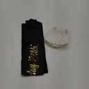 Birthday Bitch' Sash, Crown Tiara & Party Supplies Kit - Black Glitter Sash, Women's Birthday Gifts