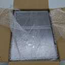 Prsildan Acrylic Drawer Makeup Organizer with 6 Drawers (Not for Baby Bottle), Set of 2 Office Desk Organizers Accessories, Clear Stackable Storage Drawers for Vanity, Craft (Largest Drawer 4" Tall)