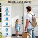WiFi Smart Locks for Front Door: Keyless Entry WiFi Keypad Deadbolt Lock, Compatible with Alexa, Remote Control, Fingerprint Password Unlock, Auto Lock, Built-in Wi-Fi (2.4Ghz)