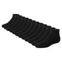Hanes Double Tough Boys' Cushion Ankle Socks, 12-Pairs, Size: L