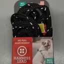 Harness Lead No Pull Dog Harness and Leash Set, Anti Pull Dog Harness for All Breeds and Sizes, One-Piece Cushioned Rope Design Safely Prevents Escaping and Pulling (Medium/Large, Black/Reflective)
