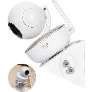 2 Pack-Adjustable Angle Baby Monitor Wall Mount for Motorola, Arlo, Infant Optics DXR-8, HelloBaby, Hellobaby Babysense Monitor Camera, Perfect Angle and Easy to Install (Camera Not Included)