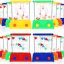 Zhanmai 16Pcs Handheld Water Games Mini Arcade Fish Ring Toss Basketball, Water Ring Toss Handheld Toys for Kids Adults, Retro Games for Beach Toy Party Simple