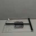 RUACQ T-Shape Hand Towel Holder Stand, 12inch Weighted Base Towel Rack, Countertop Towel Holder for Bathroom, 304 Stainless Steel, Heavy Duty (Matte Black)