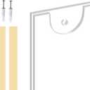 Acrylic Sign Holder 8.5 x 11 Vertical, Wall Mount Document Holder, Clear Plastic Picture Frame with Tape Adhesive and Screws for Office, Home, Store, Restaurant - 6 Pack