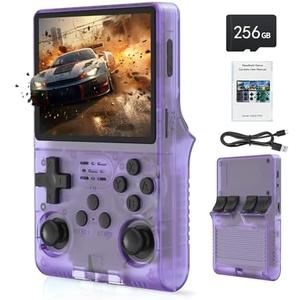 RegiisJoy R40S PRO 30000 in 1 Handheld Game Console 3.5 inch IPS Screen Mini Retro Console 3800mAh Portable Pocket Arcade 45 simulators 256G TF Card